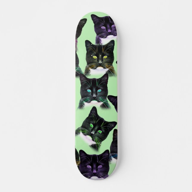 ¡Gatos frescos! Cubierta del monopatín (Anverso )