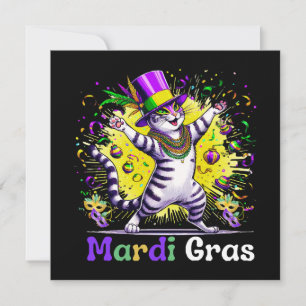 Gatos Gatito Kitty Festival de Mardi Gras Fiesta