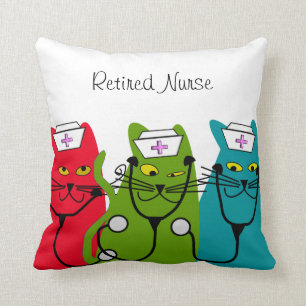 "Gatos grasos" de la almohada de jubilación de enf