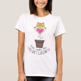 Gatos Hacen que el Corazón Crezca - Camiseta - Bla