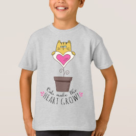 Gatos Hacen que el Corazón Crezca - Camiseta Gris