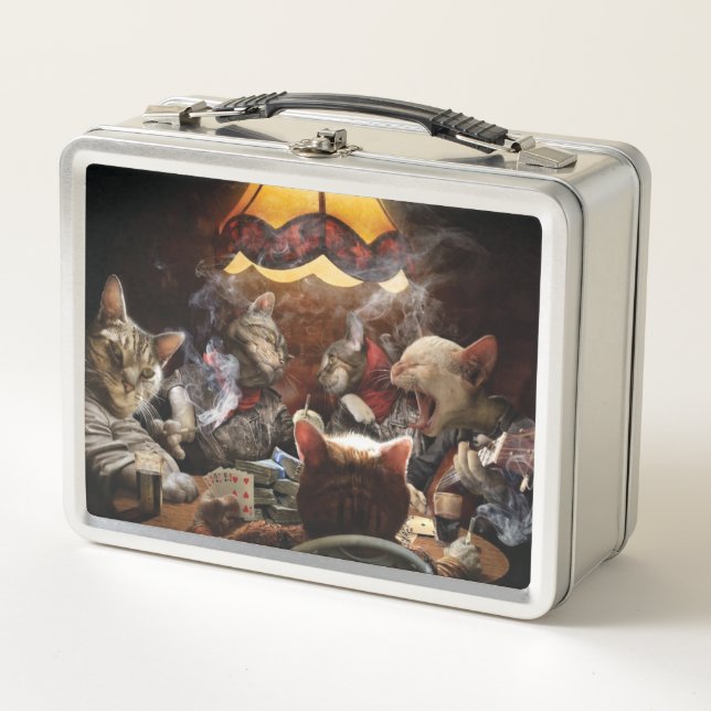 Gatos jugando al póquer (Anverso)
