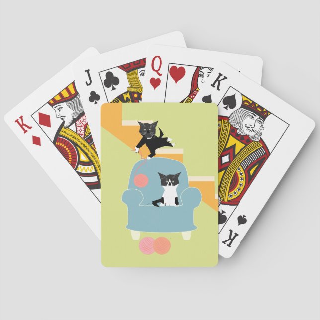 Gatos jugando cartas (Reverso)