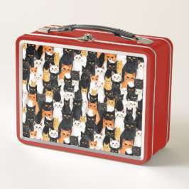 Gatos Kitty Naranja de blanco negro