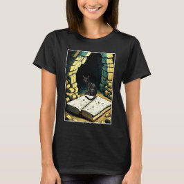 Gatos leyendo libros en tu camiseta