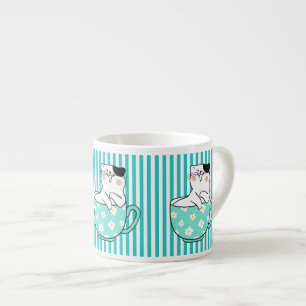 Gatos Lindos en Tazas de Té