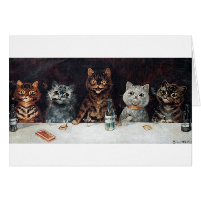 Gatos, Louis Wain (Anverso (Horizontal))