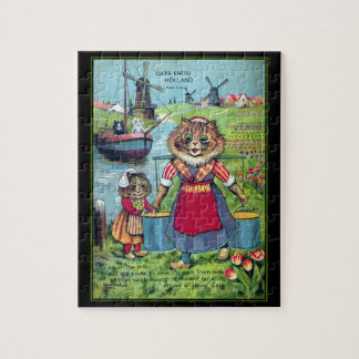 Gatos Louis Wain del rompecabezas de Holanda