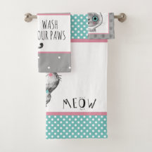 Gatos, mariposas, puntos de polka