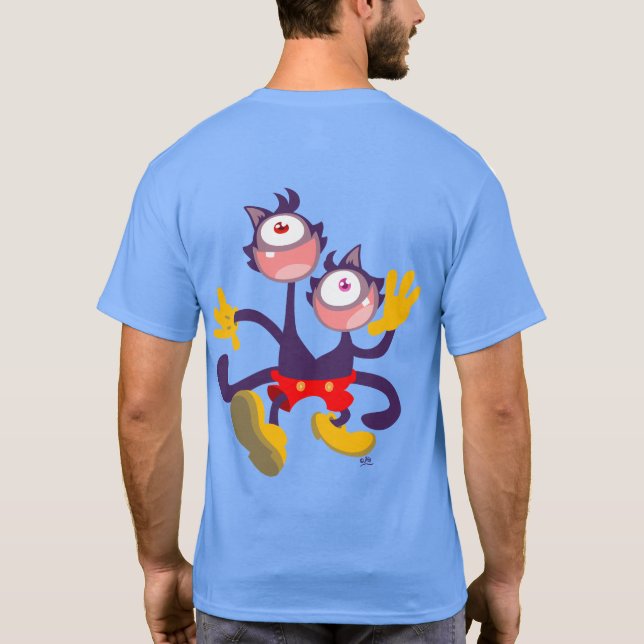 Gatos monoculares en la camiseta Tandem Walk (atrá (Reverso)