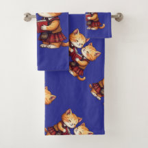 Gatos naranjas leyendo Burns Night
