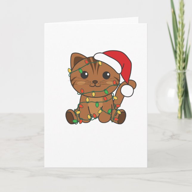 Gatos Navidad Invierno Animales Gatos (Anverso)