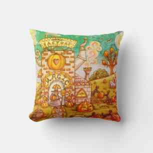 GATOS NEGROS, COJÍN DECORATIVO DE FÁBRICA DE BOMBA