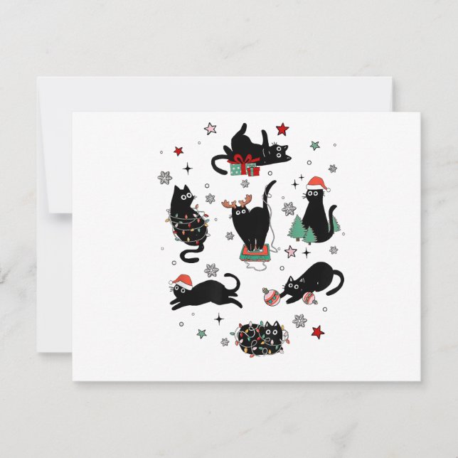 Gatos Negros de Navidad (Anverso)