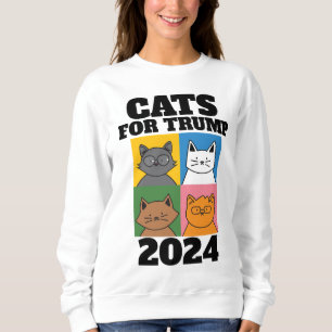 GATOS PARA CAMISETAS DULCES DE TRUMP 2024 CAT