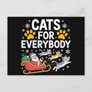 Gatos Para Todos Navidad Santa Trineo Nieve