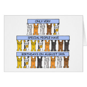 Gatos Personalizados de Agosto 14