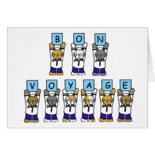 Gatos Personalizados de boyas en atuendos de marin