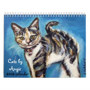 Gatos por el calendario de Angie 2012