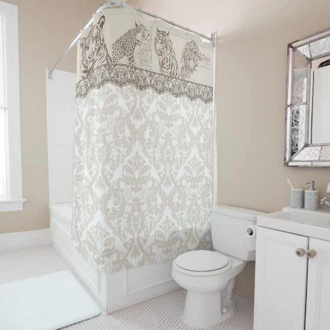 Gatos salvajes - Cortina de ducha (In situ)