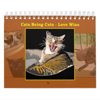 Gatos siendo gatos - Calendario - El amor gana