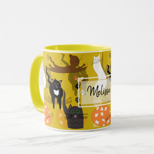 Gatos tan diferentes. Taza (Anverso izquierdo)