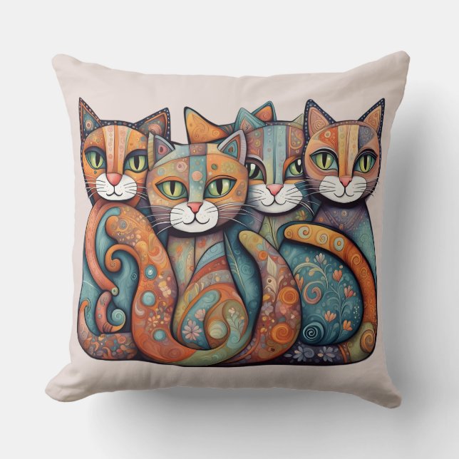 gatos tranquilizantes 3 almohada (Anverso)