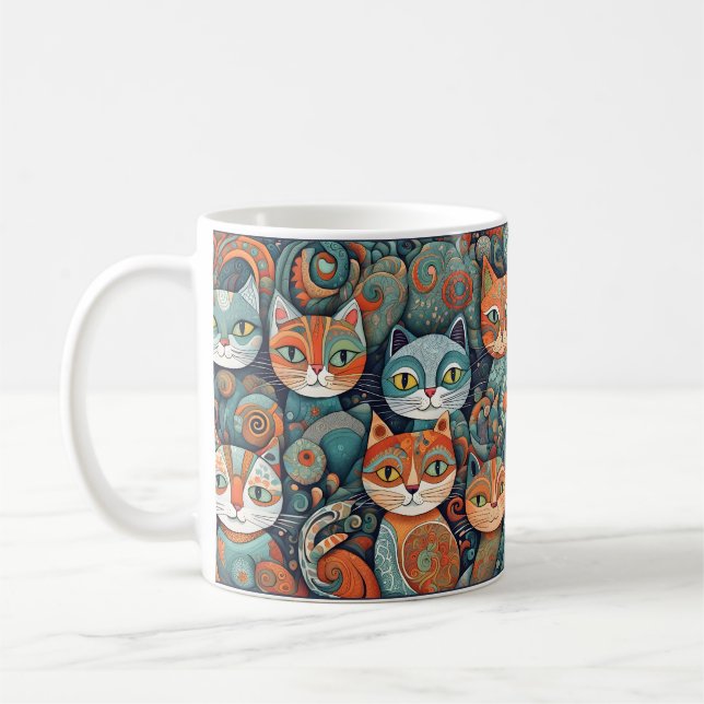 gatos tranquilizantes taza de café (Izquierda)