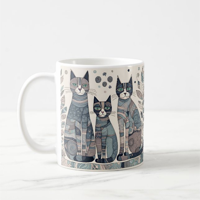 gatos tranquilizantes taza de café (Izquierda)