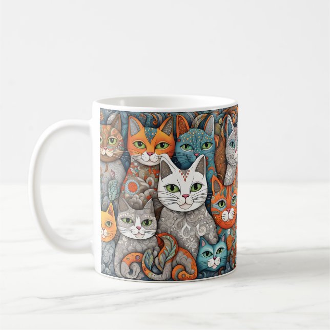gatos tranquilizantes taza de café (Izquierda)
