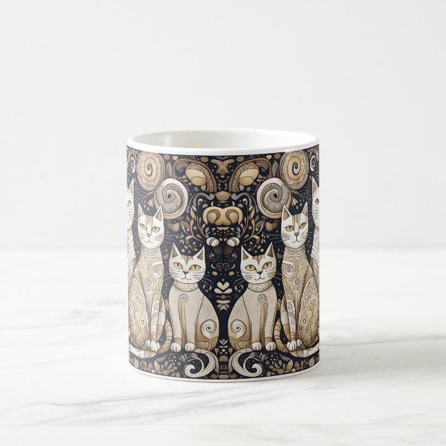 gatos tranquilizantes taza de café (Centro)