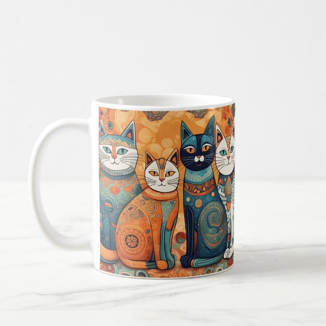 gatos tranquilizantes taza de café (Izquierda)
