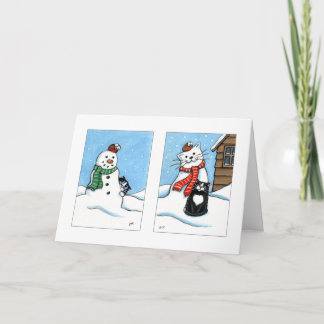 Gatos y esa tarjeta de Navidad molesta de la