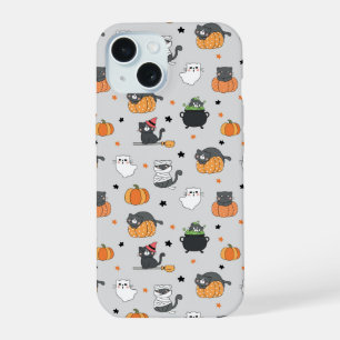 Gatos y Fantasmas Adorables de Halloween