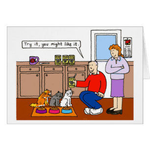 Gatos y su Personalizado de Humor Alimentario