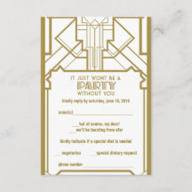 Gatsby RSVP de los años 20