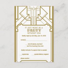 Gatsby RSVP de los años 20