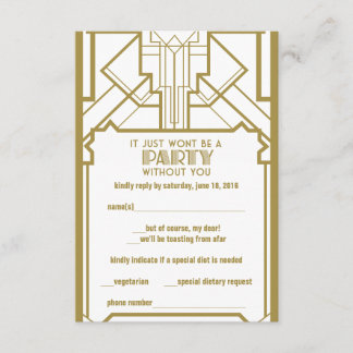 Gatsby RSVP de los años 20