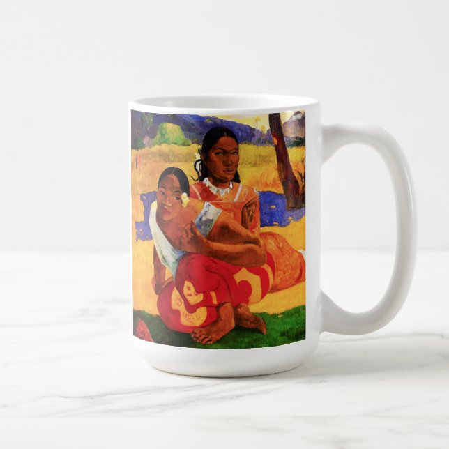 Gauguin cuando es usted que consigue la taza (Derecha)