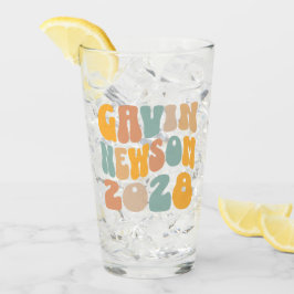 Gavin Newsom 2028 Presidente Texto Ondulado