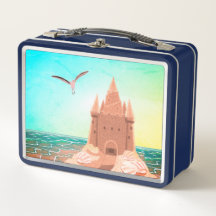 gaviota del castillo de arena