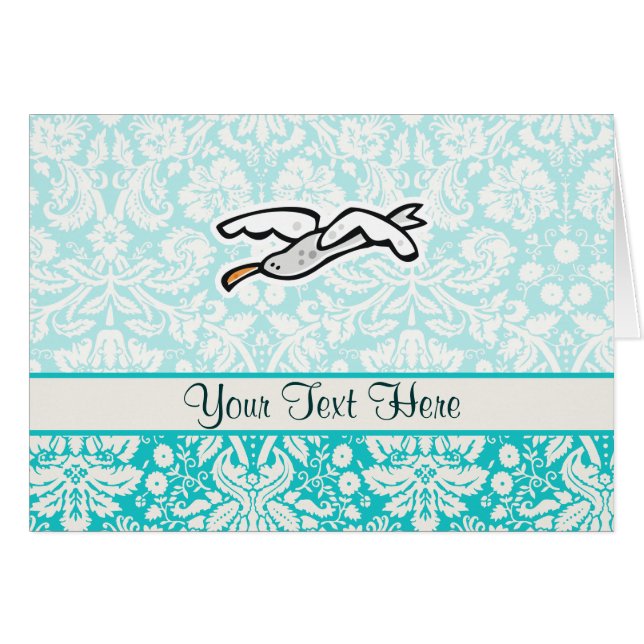 Gaviota linda del dibujo animado (Anverso (Horizontal))