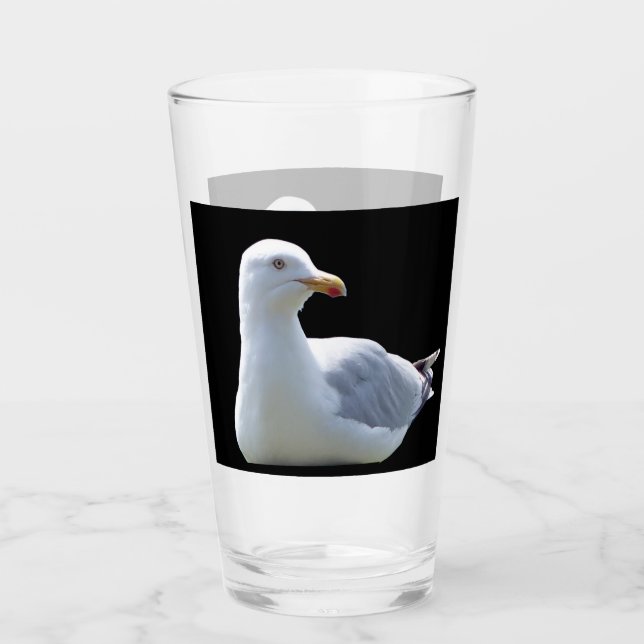 Gaviota personalizable acostada Fauna costera (Anverso)
