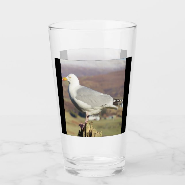 Gaviota Personalizable en Poste de Cerca (Anverso)