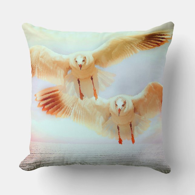 Gaviotas 1 almohadas (Anverso)