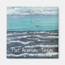 Gaviotas en el imán del atardecer