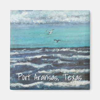 Gaviotas en el imán del atardecer