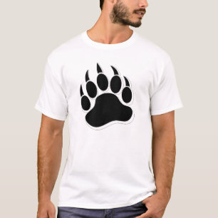 Gay Bear garra Negro y Blanco efecto 3D - Camiseta