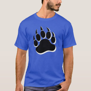 Gay Bear garra Negro y Blanco efecto 3D - Camiseta