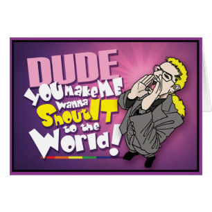 Gay - grito él hacia fuera